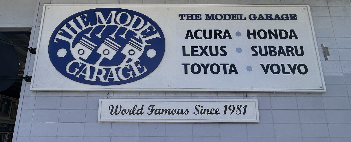 Shop Sign | The Model Garage